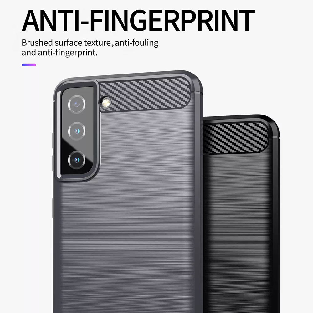 Deksel til Samsung Galaxy S20 FE 2022 G781 / S20 FE 5G G781 / S20 FE G780, Techsuit, Karbon, Blå