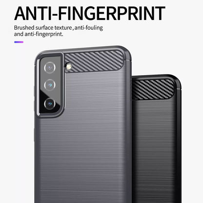 Deksel til Samsung Galaxy S20 FE 2022 G781 / S20 FE 5G G781 / S20 FE G780, Techsuit, Karbon, Blå