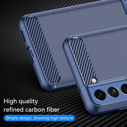 Deksel til Samsung Galaxy S20 FE 2022 G781 / S20 FE 5G G781 / S20 FE G780, Techsuit, Karbon, Blå