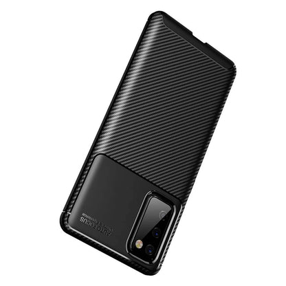 Deksel til Samsung Galaxy S20 FE 2022 G781 / S20 FE 5G G781 / S20 FE G780, Techsuit, Karbonfiber, Svart