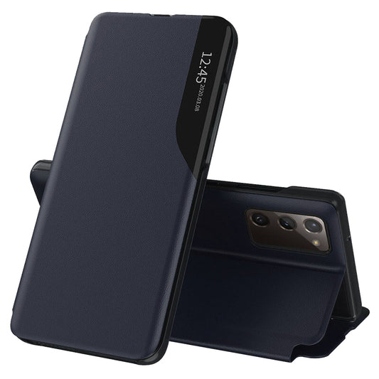 Deksel for Samsung Galaxy S20 FE 2022 G781 / S20 FE 5G G781 / S20 FE G780, Techsuit, eFold, Mørk blå