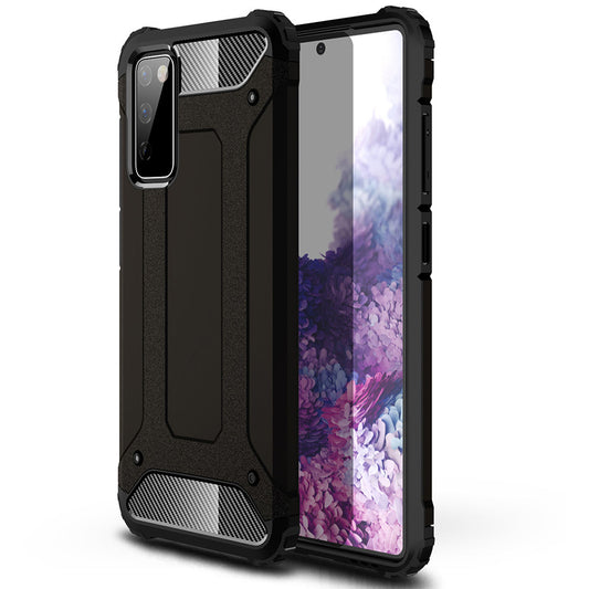 Deksel for Samsung Galaxy S20 FE 2022 G781 / S20 FE 5G G781 / S20 FE G780, Techsuit, Hybrid Armor, Svart