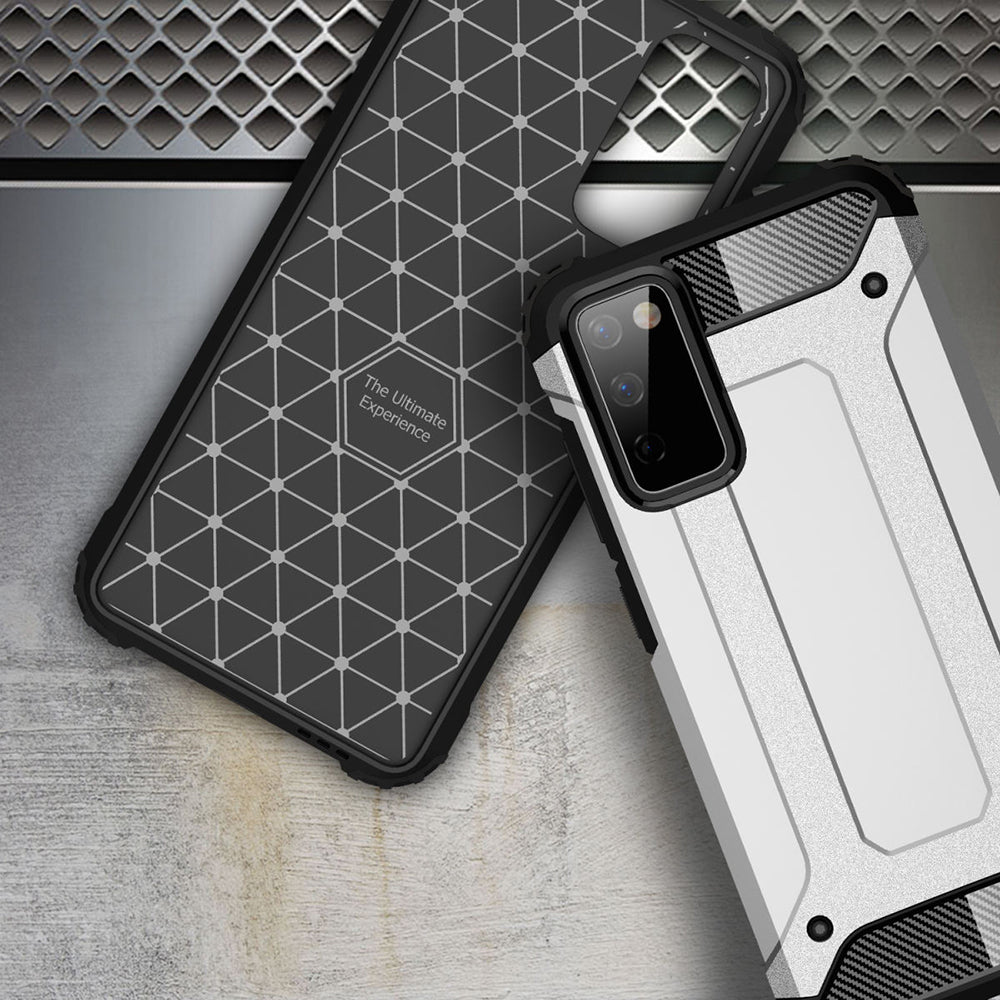 Deksel for Samsung Galaxy S20 FE 2022 G781 / S20 FE 5G G781 / S20 FE G780, Techsuit, Hybrid Armor, Svart