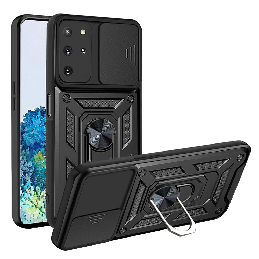 Deksel til Samsung Galaxy S20+ 5G G986 / S20+ G985, Techsuit, CamShield, Svart