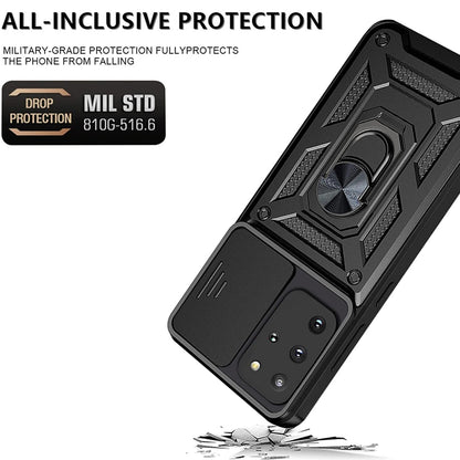 Deksel til Samsung Galaxy S20+ 5G G986 / S20+ G985, Techsuit, CamShield, Svart