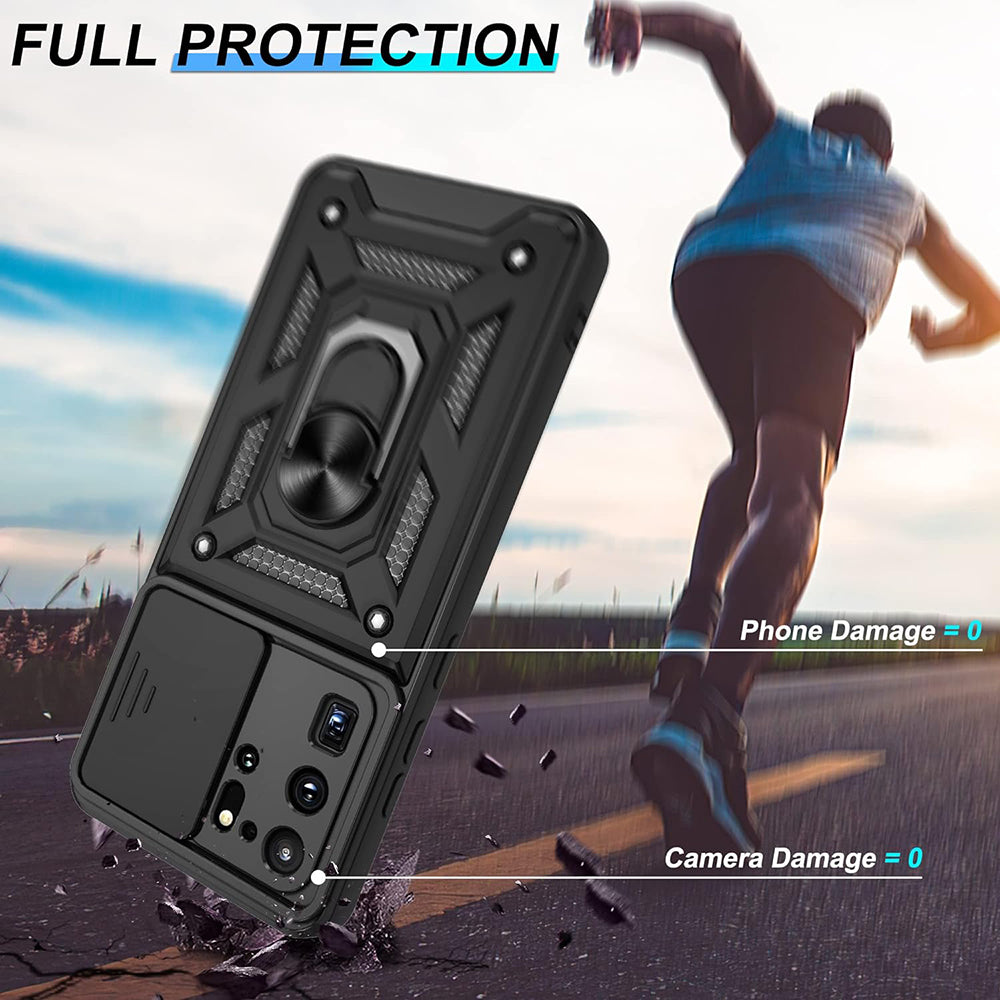 Deksel for Samsung Galaxy S20 Ultra 5G G988 / S20 Ultra G988, Techsuit, CamShield, Svart