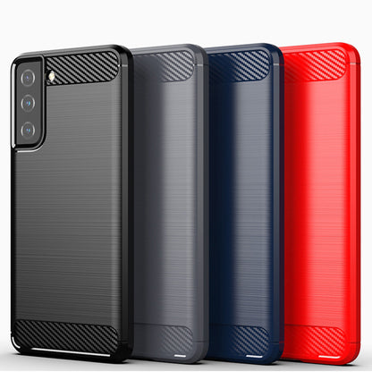 Deksel til Samsung Galaxy S21 5G G991, Techsuit, Karbon, Svart