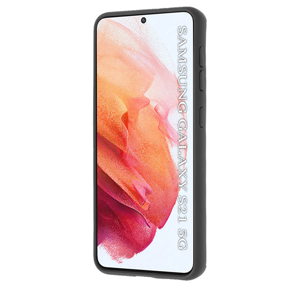 Deksel for Samsung Galaxy S21 5G G991, Techsuit, Glinth, Svart