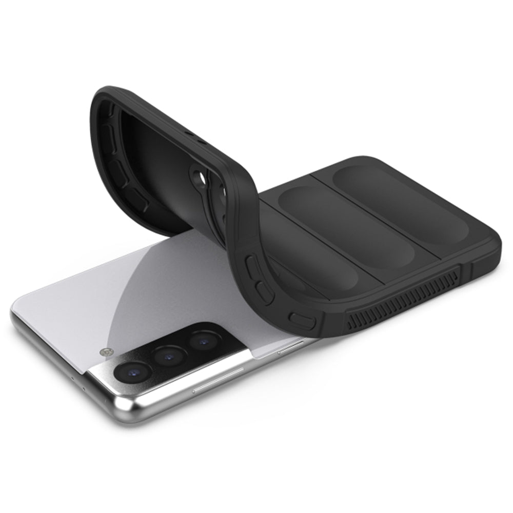 Deksel for Samsung Galaxy S21 5G G991, Techsuit, Magic Shield, Svart