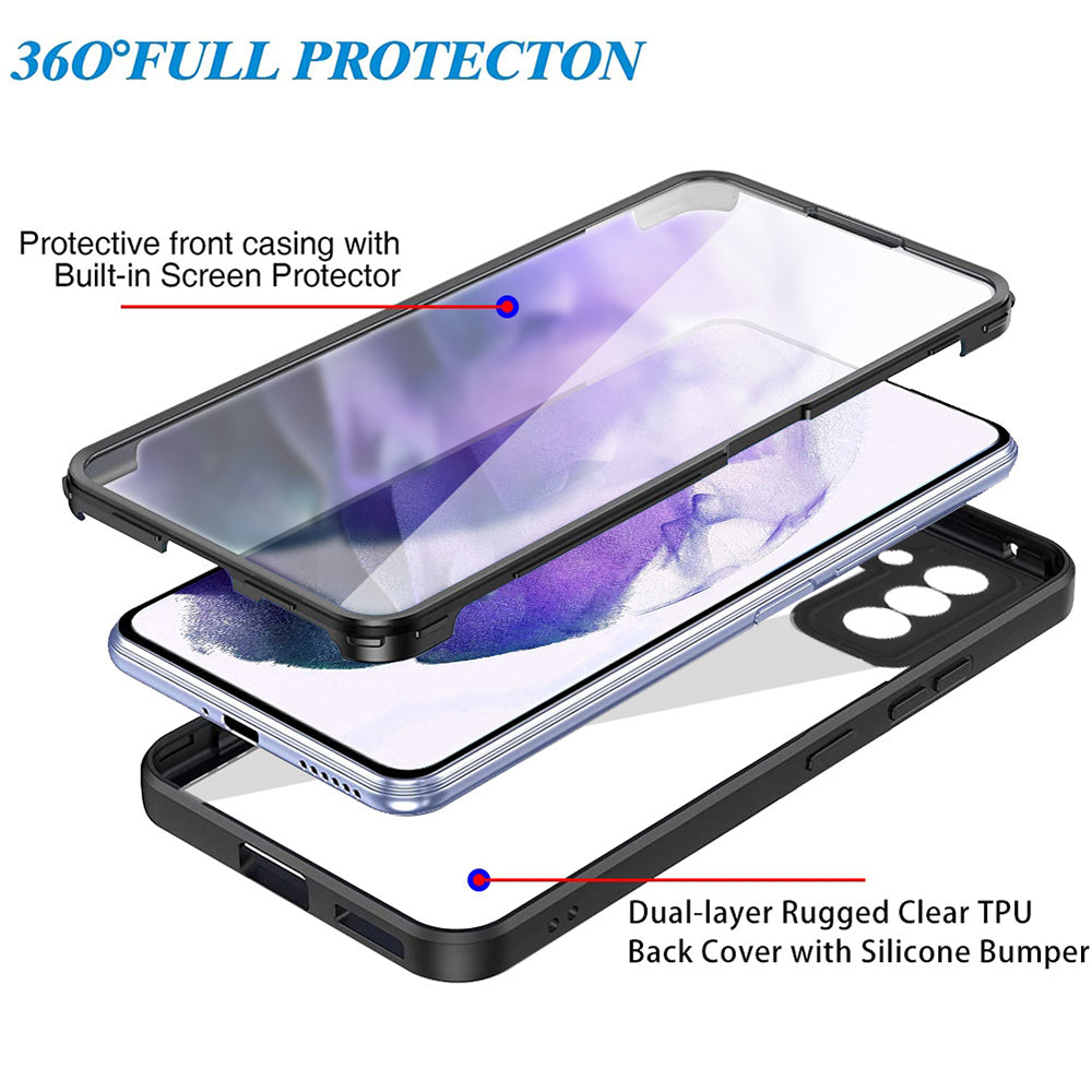 Deksel for Samsung Galaxy S21 FE 5G G990, Techsuit, ColorVerse 360, Svart