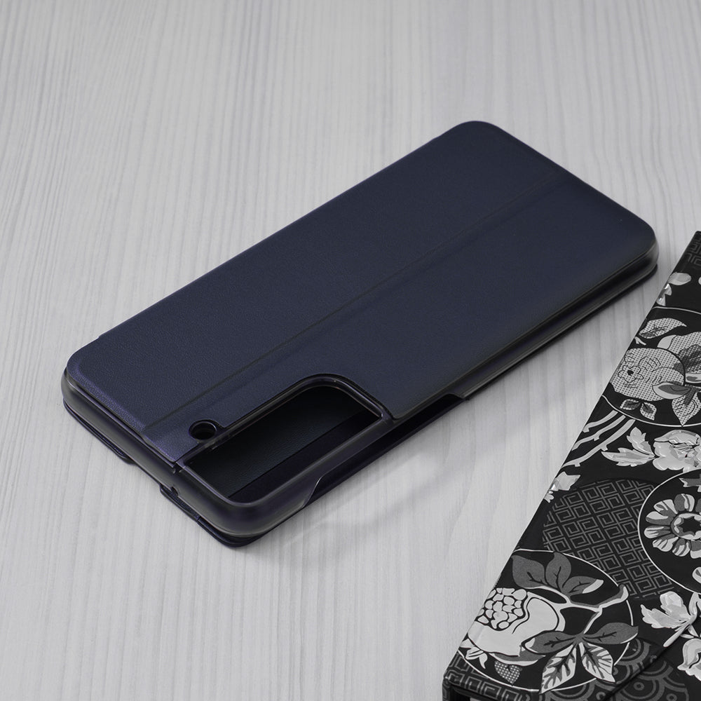 Deksel for Samsung Galaxy S21 FE 5G G990, Techsuit, eFold, Mørk Blå