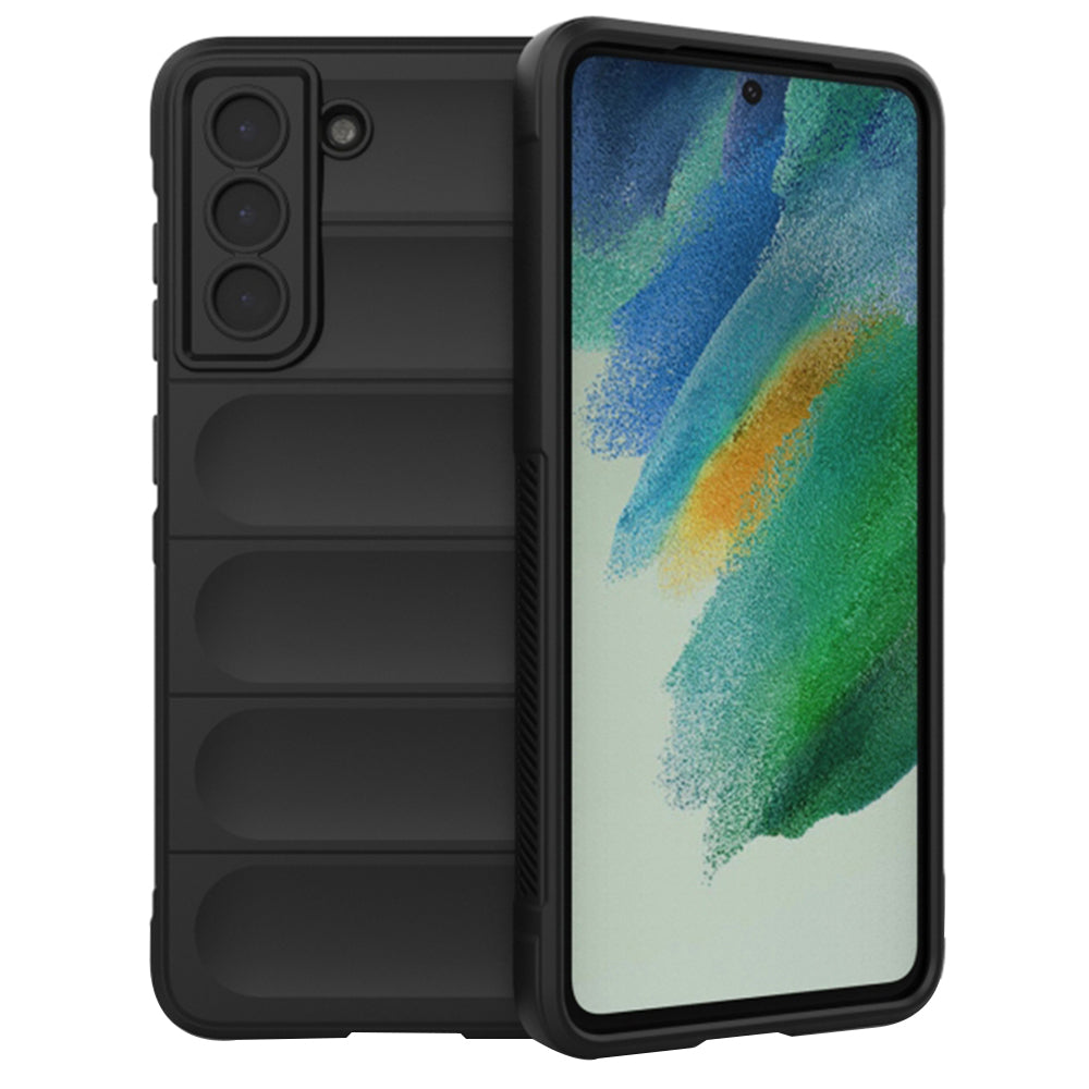 Deksel for Samsung Galaxy S21 FE 5G G990, Techsuit, Magic Shield, Svart