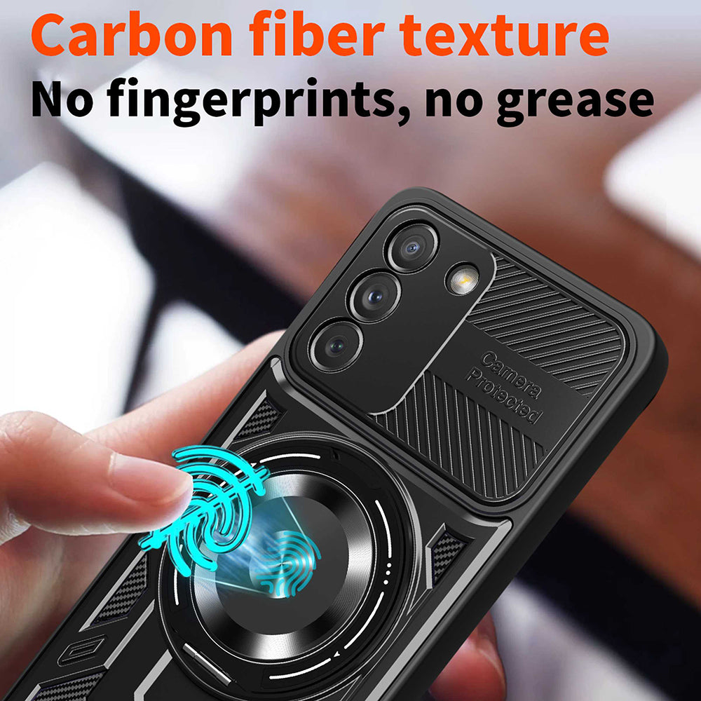 Deksel for Samsung Galaxy S21 FE 5G G990, Techsuit, RuggedCam, Lilla
