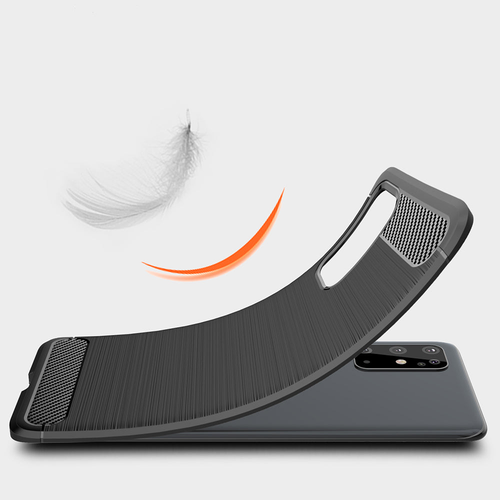 Deksel til Samsung Galaxy S21 Ultra 5G G998, Techsuit, Karbon, Svart