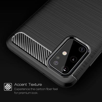 Deksel til Samsung Galaxy S21 Ultra 5G G998, Techsuit, Karbon, Svart