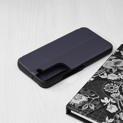 Deksel til Samsung Galaxy S22 5G S901, Techsuit, eFold, Mørk Blå
