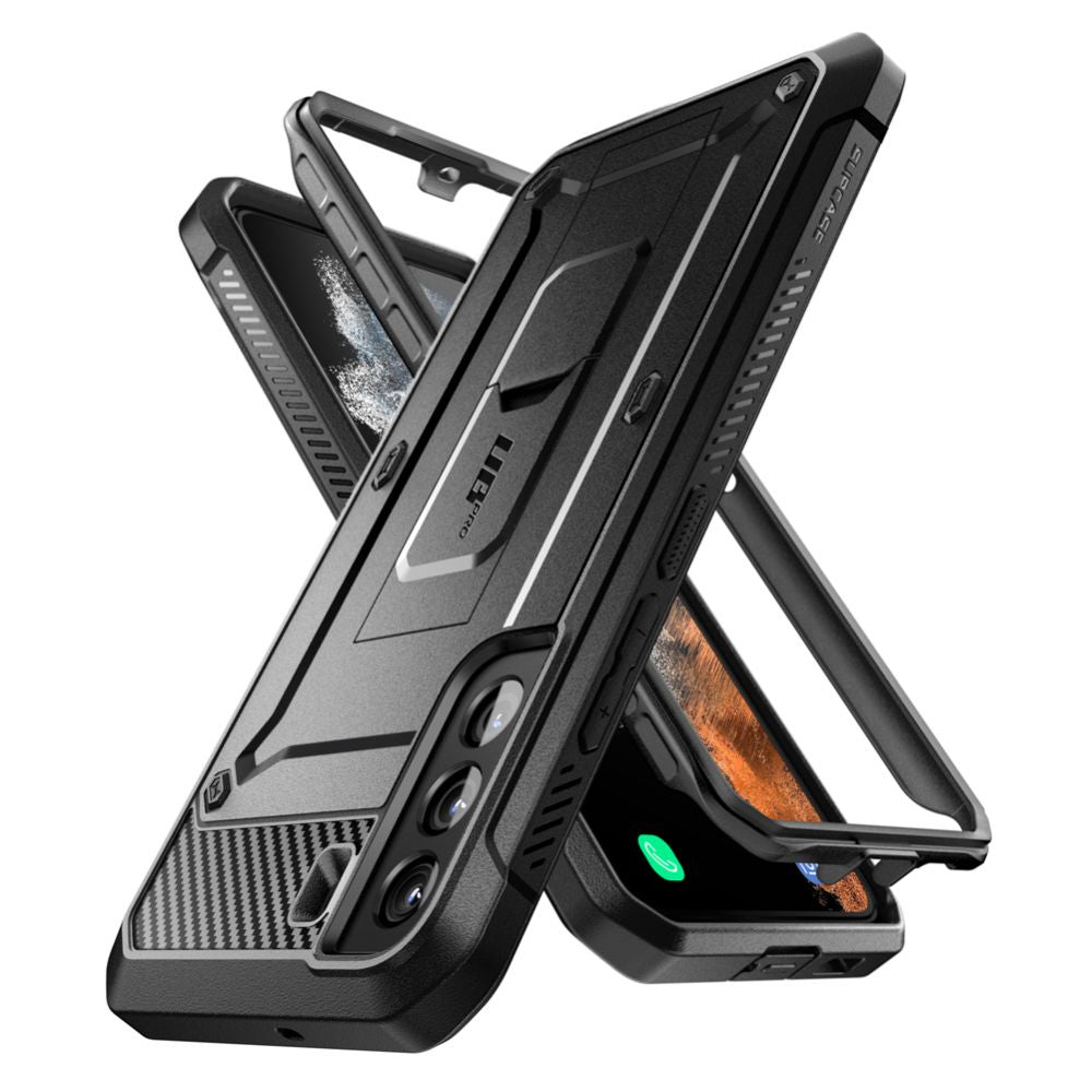 Deksel for Samsung Galaxy S22+ 5G S906, Supcase, Unicorn Beetle Pro, Svart