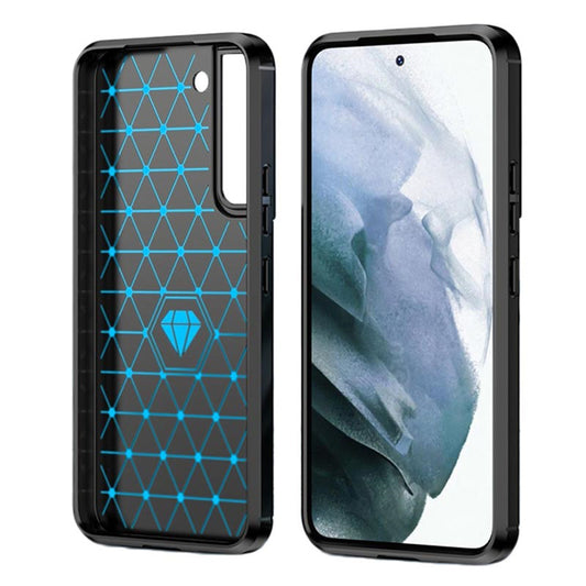 Deksel til Samsung Galaxy S22+ 5G S906, Techsuit, Karbon, Svart