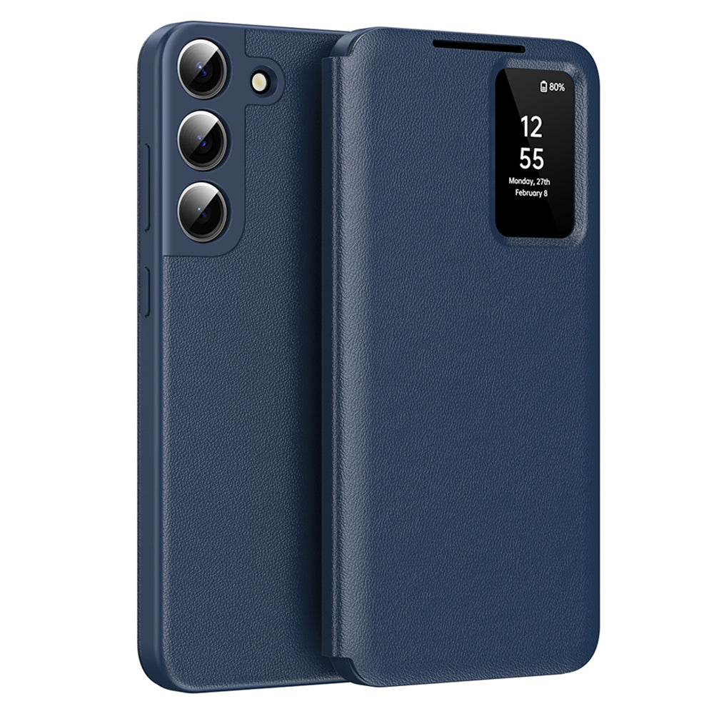 Deksel til Samsung Galaxy S22+ 5G S906, Techsuit, SmartView, Blå