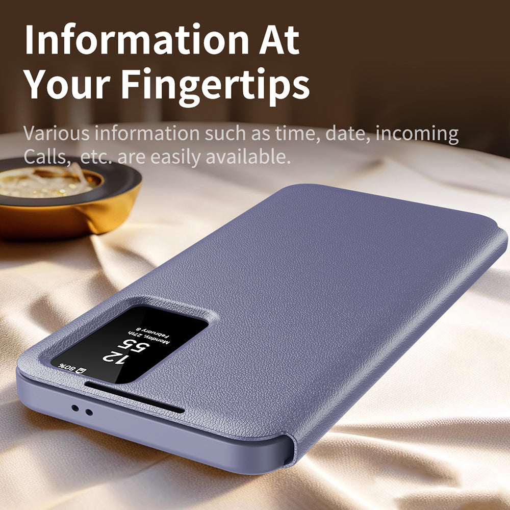 Deksel for Samsung Galaxy S22+ 5G S906, Techsuit, SmartView, Lilla