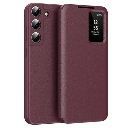 Deksel for Samsung Galaxy S22+ 5G S906, Techsuit, SmartView, Rød