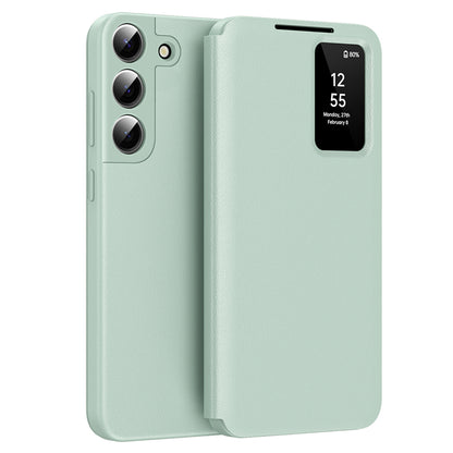 Deksel for Samsung Galaxy S22+ 5G S906, Techsuit, SmartView, Grønn