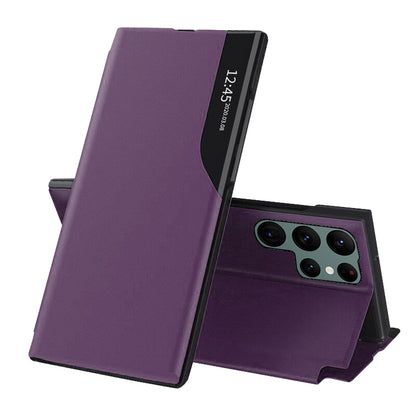 Deksel til Samsung Galaxy S22 Ultra 5G S908, Techsuit, eFold, Lilla