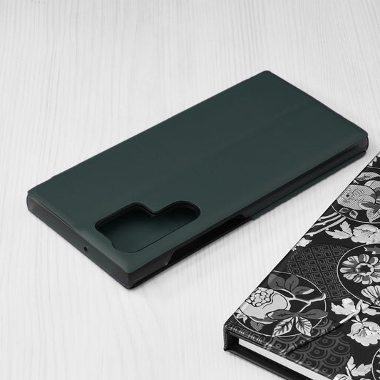 Deksel for Samsung Galaxy S22 Ultra 5G S908, Techsuit, eFold, Grønn