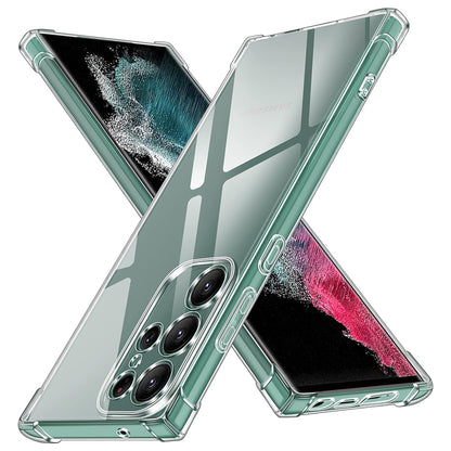 Deksel til Samsung Galaxy S22 Ultra 5G S908, Techsuit, Støtsikker Klar, Transparent