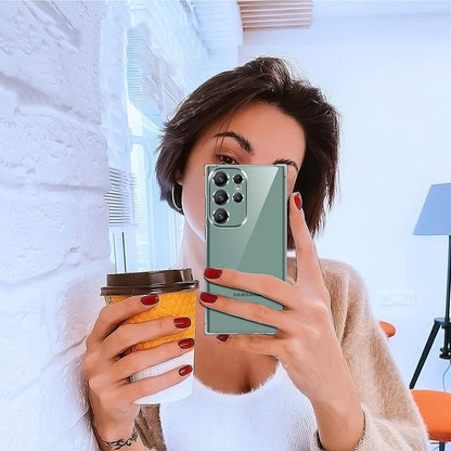 Deksel til Samsung Galaxy S22 Ultra 5G S908, Techsuit, Støtsikker Klar, Transparent