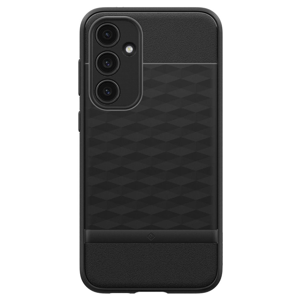 Deksel for Samsung Galaxy S23 FE S711, Spigen, Caseology Parallax, Matt Svart