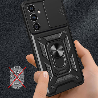 Deksel for Samsung Galaxy S23 FE S711, Techsuit, CamShield, Svart