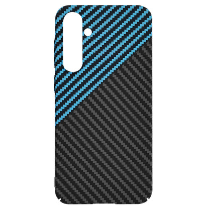 Deksel for Samsung Galaxy S23 FE S711, Techsuit, Carbonite FiberShell, Svart Bleu