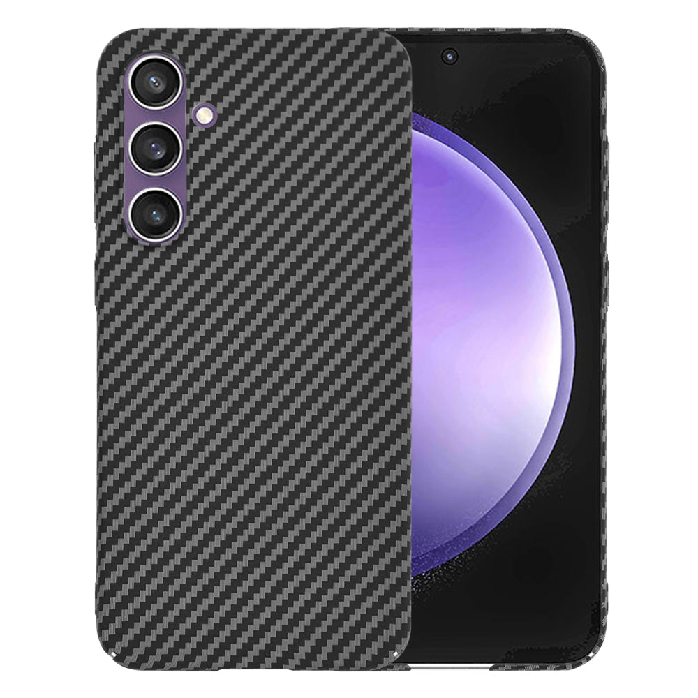 Deksel til Samsung Galaxy S23 FE S711, Techsuit, Carbonite FiberShell, Svart