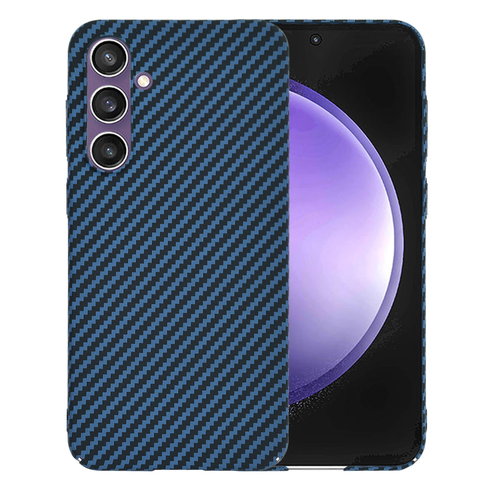 Deksel for Samsung Galaxy S23 FE S711, Techsuit, Carbonite FiberShell, Turkis