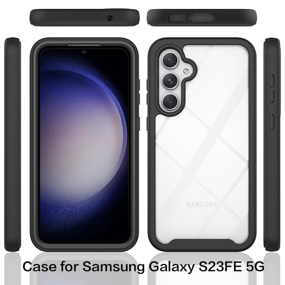 Deksel for Samsung Galaxy S23 FE S711, Techsuit, Defense360 Pro, Svart
