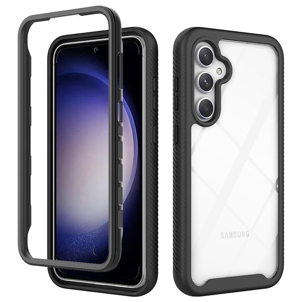 Deksel for Samsung Galaxy S23 FE S711, Techsuit, Defense360 Pro, Svart
