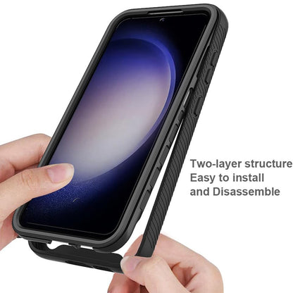 Deksel for Samsung Galaxy S23 FE S711, Techsuit, Defense360 Pro, Svart
