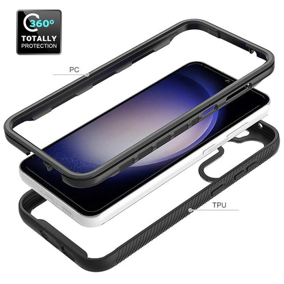 Deksel for Samsung Galaxy S23 FE S711, Techsuit, Defense360 Pro, Svart