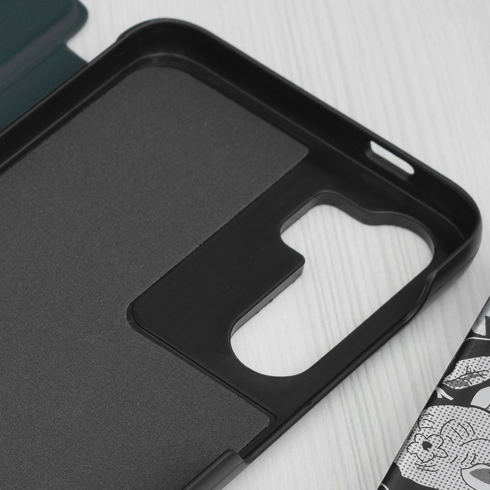 Deksel til Samsung Galaxy S23 FE S711, Techsuit, eFold, Grønn