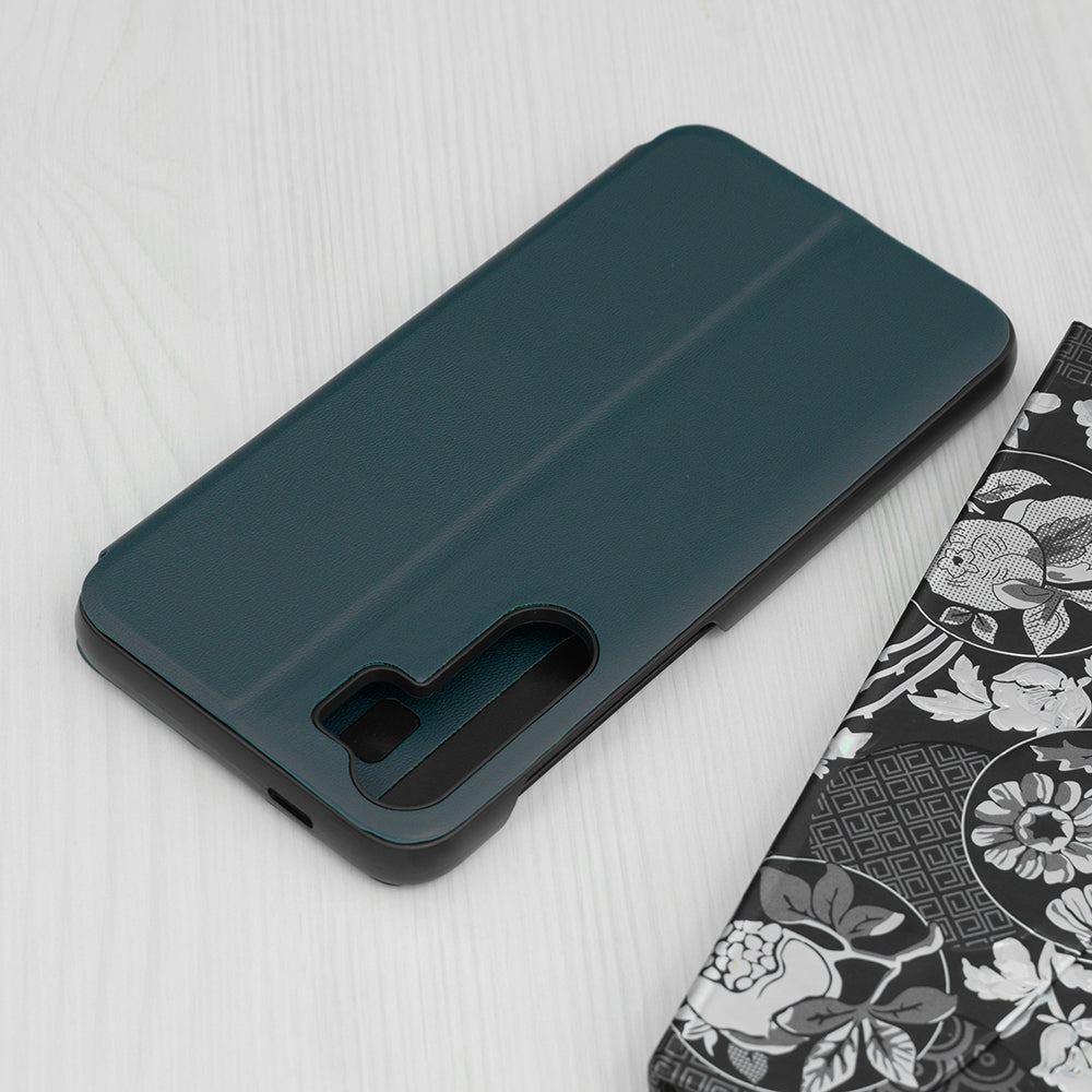 Deksel til Samsung Galaxy S23 FE S711, Techsuit, eFold, Grønn