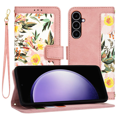 Deksel til Samsung Galaxy S23 FE S711, Techsuit, FlipCraft, Rosa