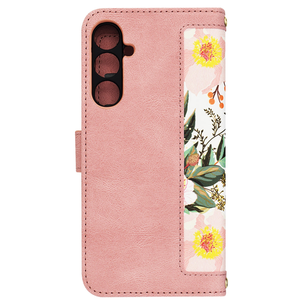 Deksel til Samsung Galaxy S23 FE S711, Techsuit, FlipCraft, Rosa