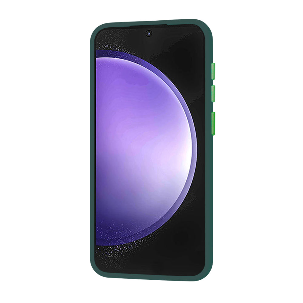 Deksel for Samsung Galaxy S23 FE S711, Techsuit, HaloFrost, Grønn