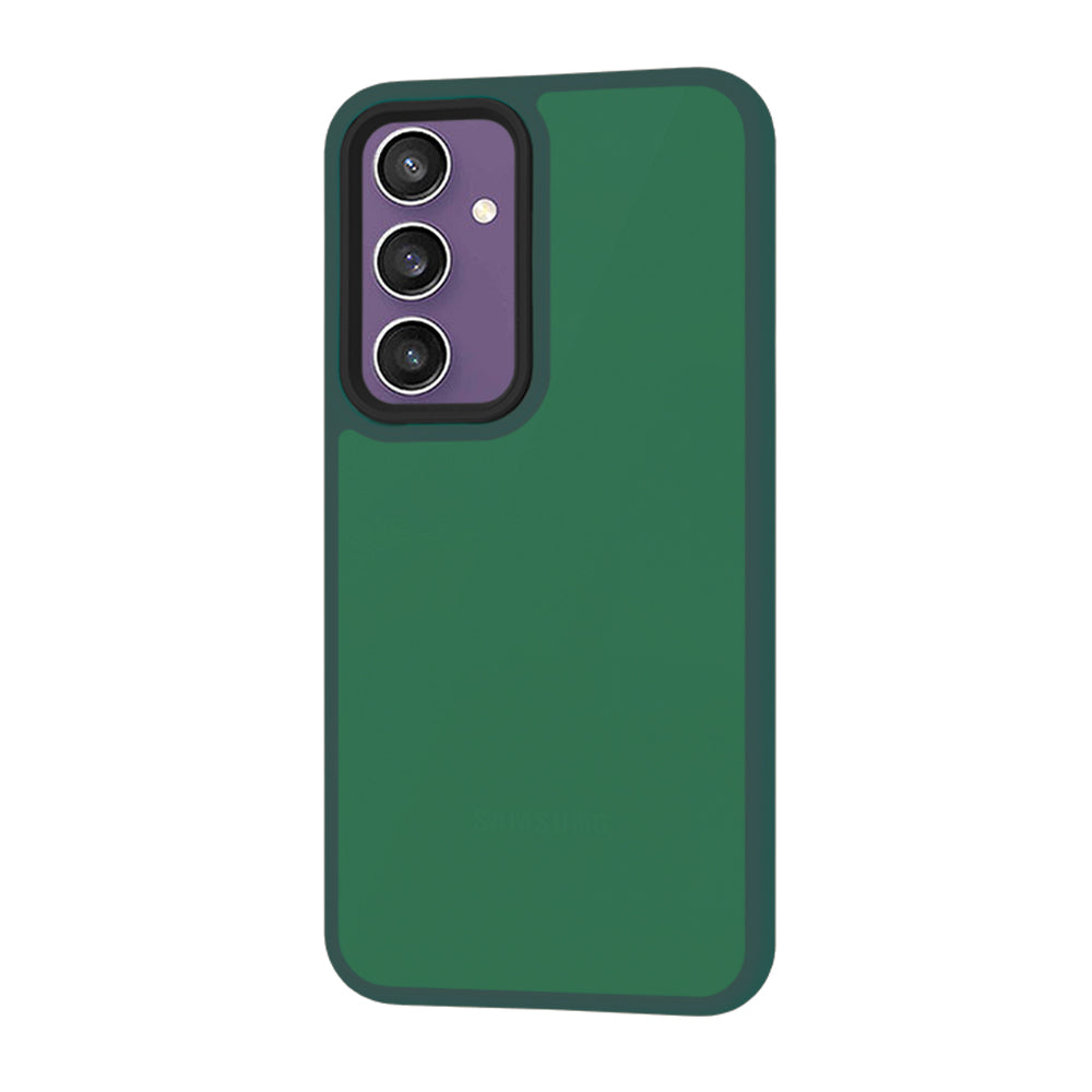 Deksel for Samsung Galaxy S23 FE S711, Techsuit, HaloFrost, Grønn
