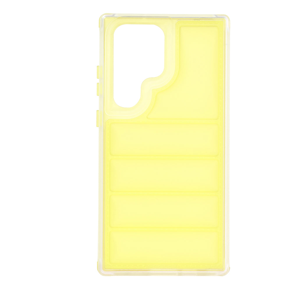 Deksel for Samsung Galaxy S23 FE S711, Techsuit, Wave Shield, Gul