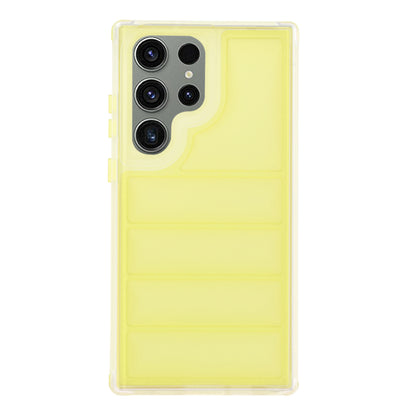 Deksel for Samsung Galaxy S23 FE S711, Techsuit, Wave Shield, Gul