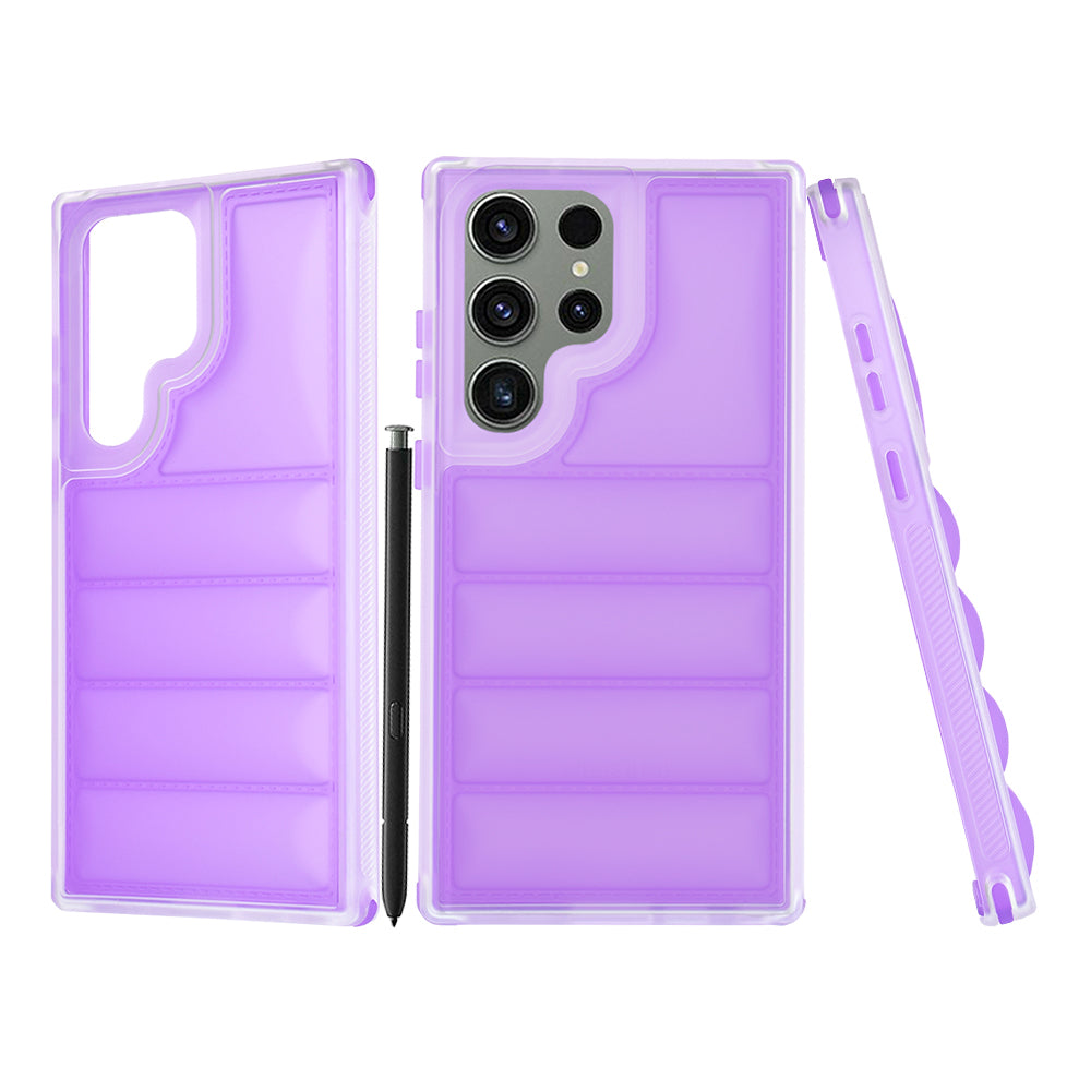 Deksel til Samsung Galaxy S23 FE S711, Techsuit, Wave Shield, Lilla
