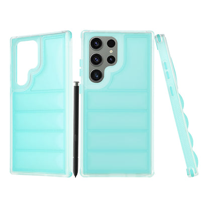 Deksel til Samsung Galaxy S23 FE S711, Techsuit, Wave Shield, Turkis