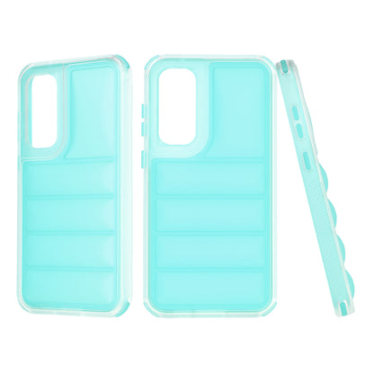 Deksel til Samsung Galaxy S23 FE S711, Techsuit, Wave Shield, Turkis